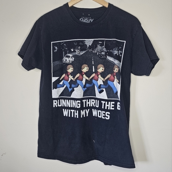 Popular Poison Beatles Style Drake Graphic Tee Size Medium - Picture 7 of 7